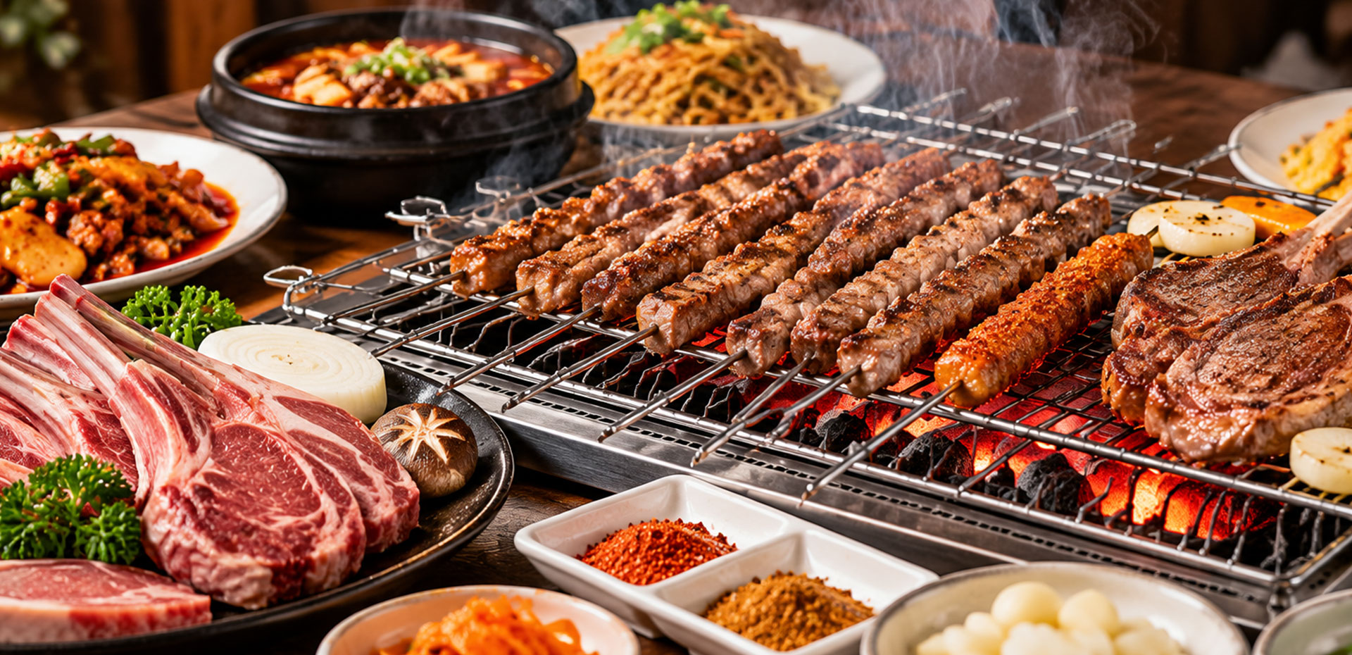 동방양고기숯불구이